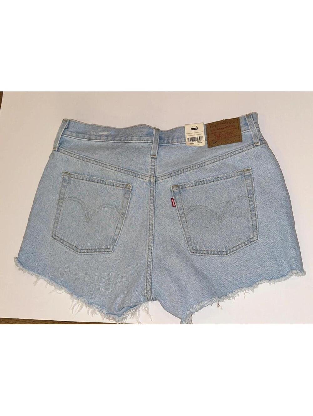 Levi's Women's 501 High Rise Denim Shorts Size 31 NWT - Picture 2 of 5